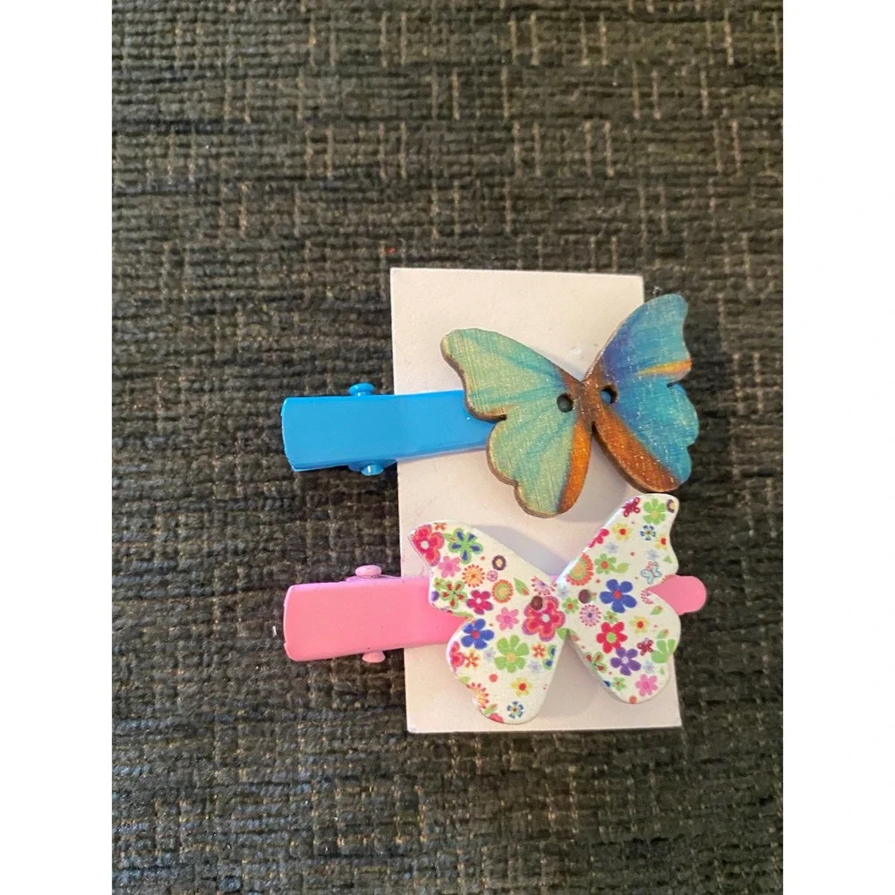 Unbranded Hair Clip Set Kids Multicolor New‎ Animal Butterfly Bow Floral Lot